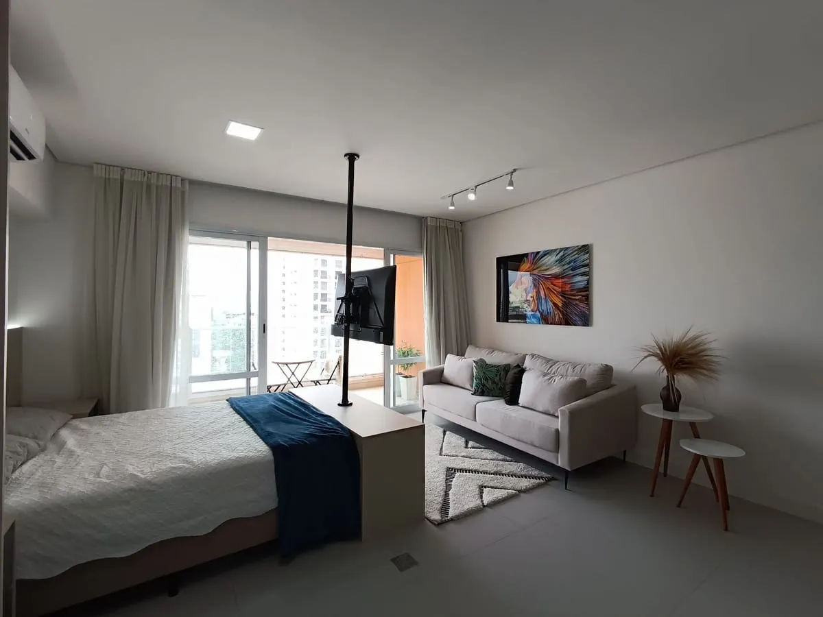 Imagem Apartamento com 1 Quarto para alugar, 47m² - Brooklin
