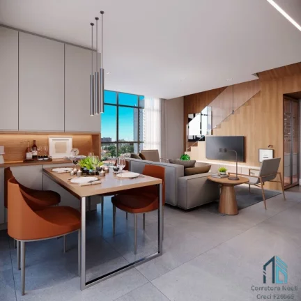 Imagem Apartamentos empreendimento novo, 01 e 02 quartos + studios Alto da Gloria em Curitiba PR