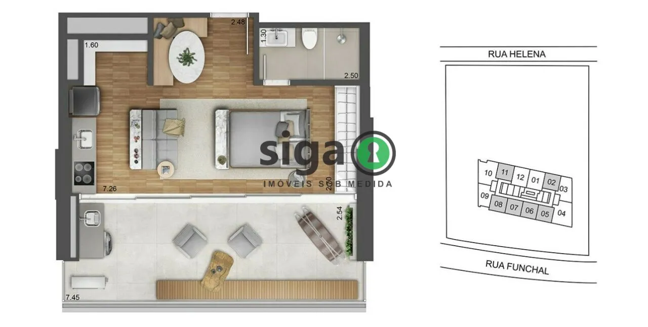 Imagem Apartamento para venda na Vila Olimpia, São Paulo - SP