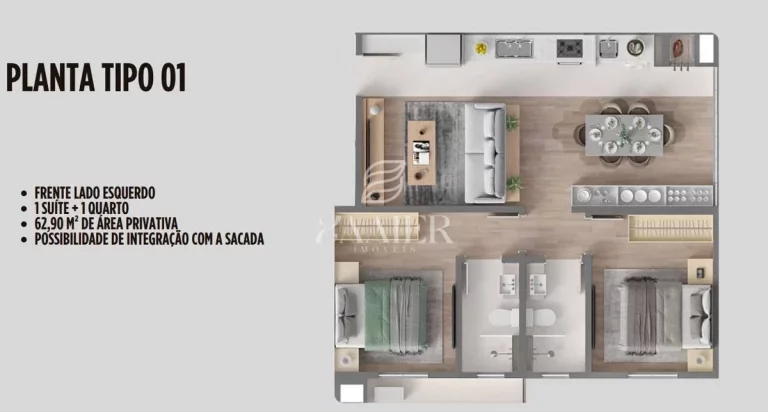 Imagem Apartamento com 2 quartos à Venda, Saguaçu - Joinville