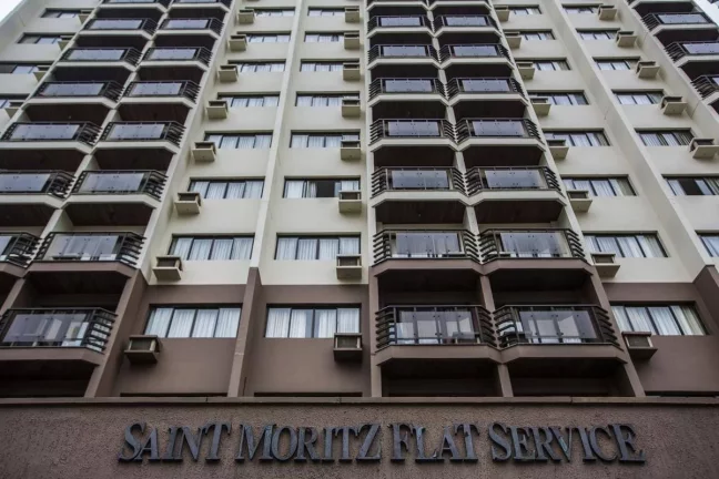 Imagem Flat disponível para locação no Saint Moritz Flat Service, com 48m², 1 dormitório e 1 vaga
