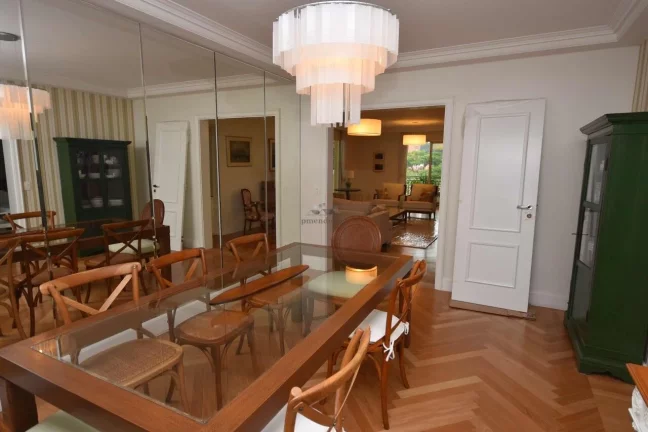 Imagem Excelente apartamento de alto padrão com 292 m² bem distribuídos, decorado de forma clean e harmo...