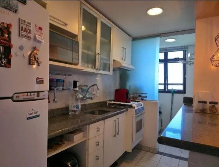 Imagem Apartamento com 2 dormitórios, lavabo, banho social e churrasqueira integrada.