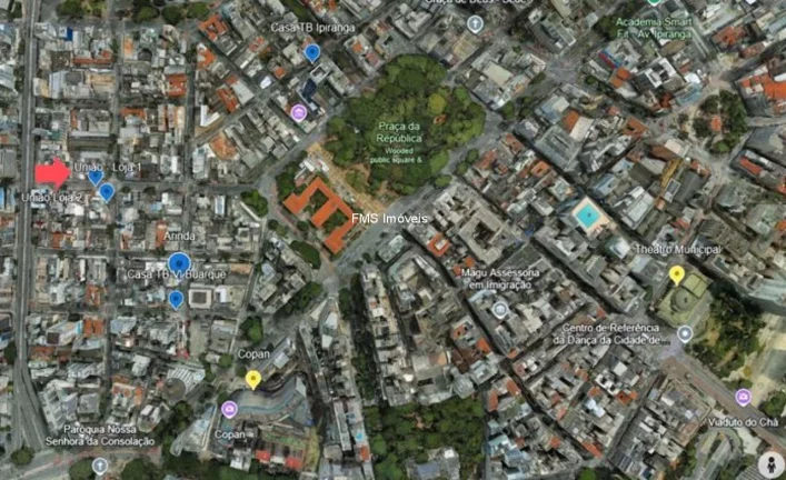 Imagem Loja com 402m² na Vila Buarque.