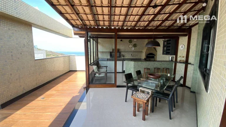 Imagem Cobertura Duplex com 3 dormitórios à venda, 255 m² por R$ 1.750.000 - Praia do Morro - Guarapari/ES