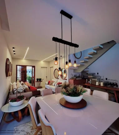 Imagem Casa em Condomínio de Alto Padrão com 4 Quartos e 2 Suítes em Catu de Abrantes, Camaçari-BA - 150m² - Imperdível!