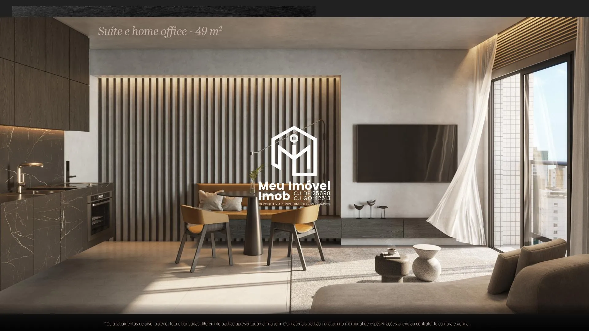 Imagem Apartamento no Concept em Miramar Studios - João Pessoa