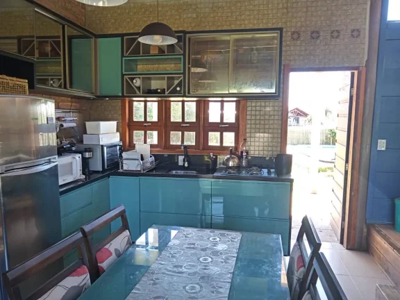 Imagem Belo Sobrado, Piscina, em condomínio fechado com lagoa, Aguas Claras