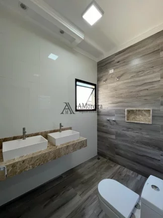 Imagem Casa no Condomínio Gran Ville São Venâncio em Itupeva-SP, Bairro Jardim Primavera: 3 Quartos, 3 Suítes, 2 Salas, 4 Banheiros, 4 Vagas, 175m².