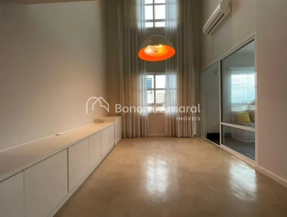 Imagem Apartamento duplex de 104mts no Cambuí, estilo loft, muito sofiticado.
Contem duas suítes, com per...