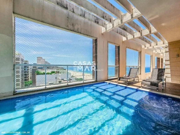 Imagem Imperdível Cobertura à venda no Leblon, Rio de Janeiro-RJ, 5 quartos, 3 suítes, 5 vagas e 714m² de área.