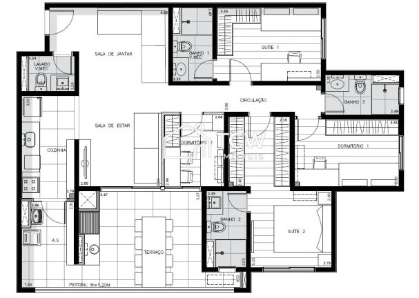 Imagem Apartamento Padrão 110m2