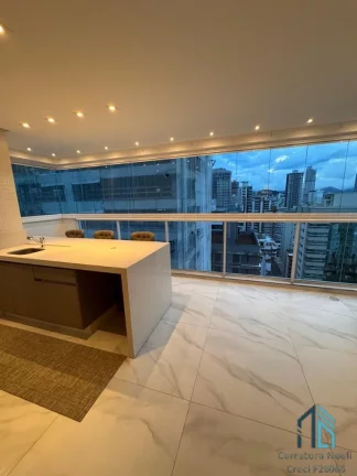 Imagem Apartamento lindo, 03 suítes, 03 vagas, Mobiliado, Meia Praia em Itapema SC
