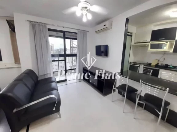 Imagem Flat disponível para venda no Condomínio Edifício Espaço Alpha com 45m², 1 dormitório e 1 vaga