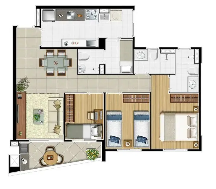 Imagem Apartamento com 2 dormitórios à venda, 71 m² por R$ 600.000,00 - Vila Augusta - Guarulhos/SP