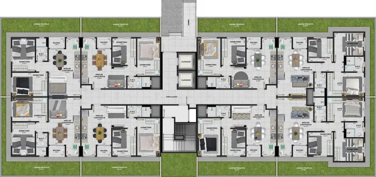 Imagem Apartamento com 3 Quartos à Venda, 79 m²em Linha Batista - Criciúma
