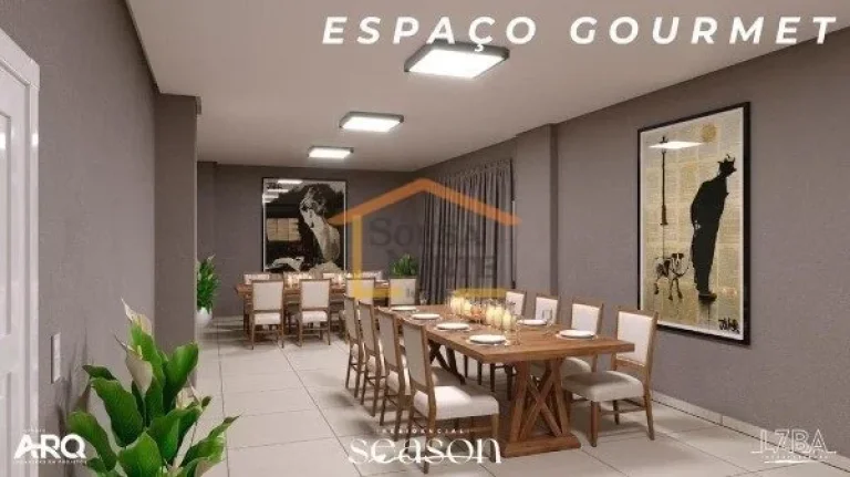 Imagem Apartamento de 46m², 2 dormitórios, sendo 1 suíte, com sistema de ar condicionado central. Imóve...