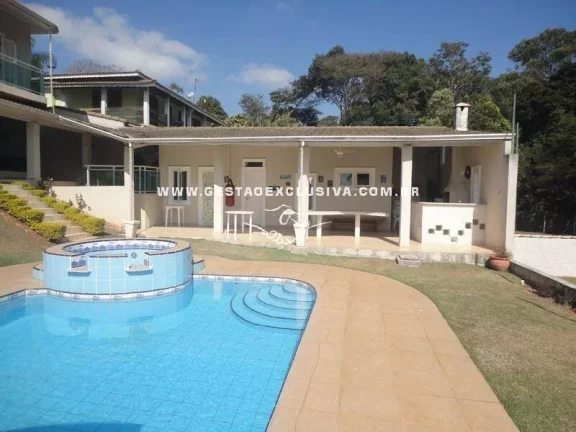 Imagem CHÁCARA Condomínio 4 Suítes, Piscina com bar molhado Campo de Futebol.