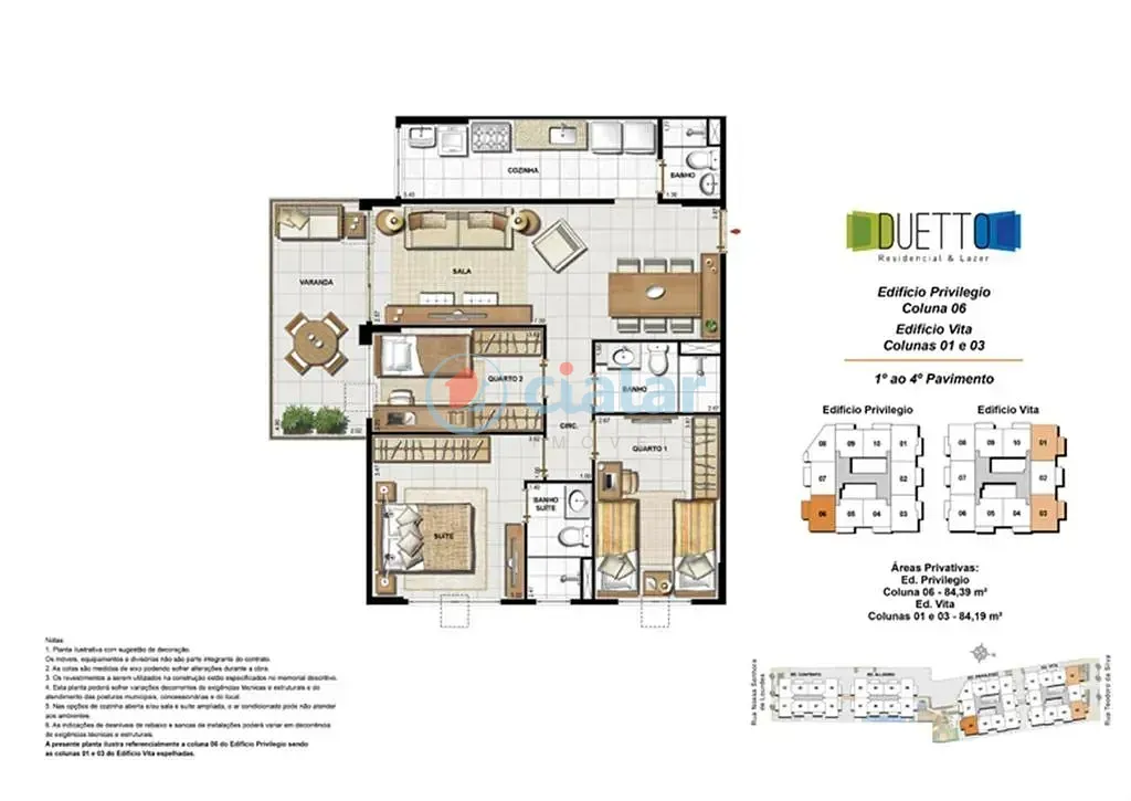 Imagem Apartamento à venda 3 Quartos 1 Suite 1 Vaga 84.39M² Grajaú Rio de Janeiro - RJ