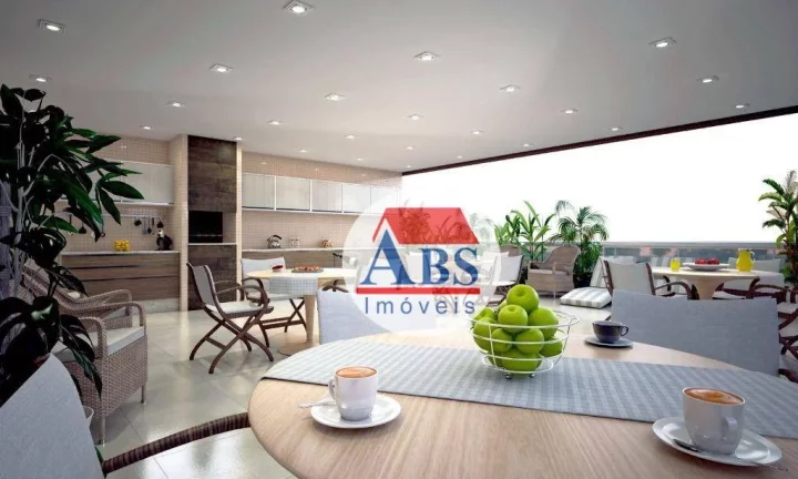 Imagem Apartamento com 2 dormitórios à venda, 71 m² por R$ 464.555,00 - Vila Guilhermina - Praia Grande/SP