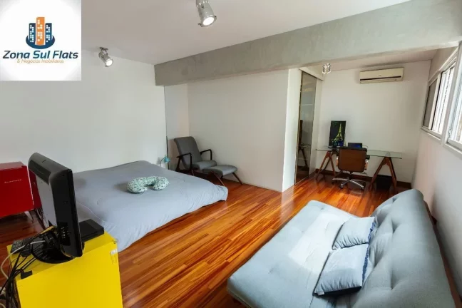 Imagem Apartamento Para Alugar No Itaim Bibi Com 2 Suítes e 1 Vaga - Mobiliado