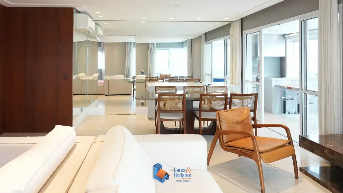 Imagem Apartamento para venda em Brooklin com 3 quartos, sendo 3 suítes, 165m²