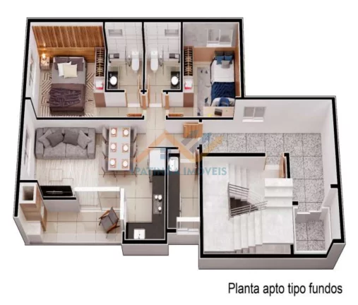 Imagem Apartamento de 2 quartos no bairro Horto - Ipatinga