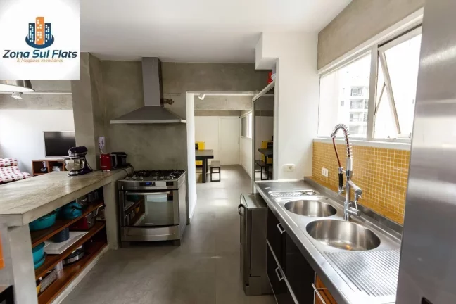 Imagem Apartamento Para Alugar No Itaim Bibi Com 2 Suítes e 1 Vaga - Mobiliado