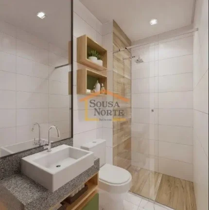 Imagem Apartamento novo, 2 dormitórios, varanda, cozinha, andar alto, bem iluminado, sol da manhã, SEM VA...