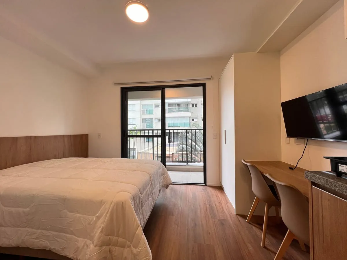 Imagem Apartamento com 1 Quarto para alugar, 24m² - Brooklin