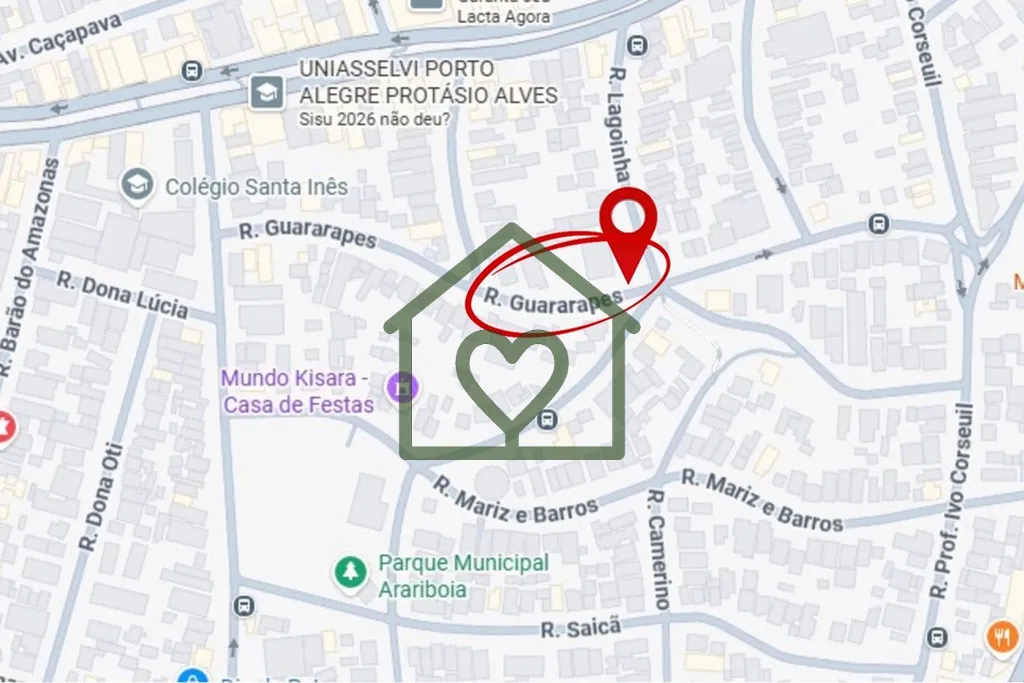 Imagem Casa na Rua Guararapes com 415 m2 que pode ser transformada em um ótimo ponto comercial, com terren...