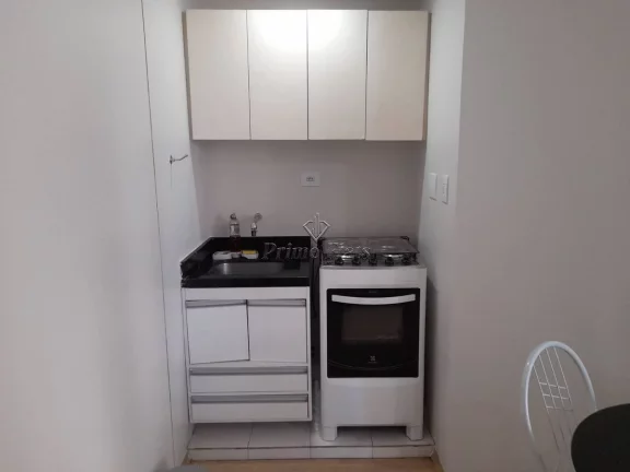 Imagem Flat disponível para locação no Stagium Studio, com 33m², 1 dormitório e 1 vaga de garagem