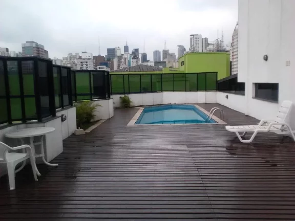 Imagem Flat disponível para locação no Columbia Residence, com 38m², 1 dormitório e 1 vaga
