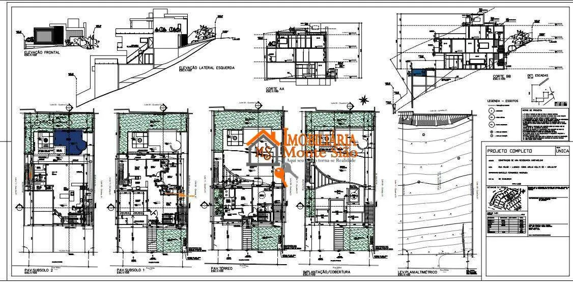 Imagem Sobrado à venda, 600 m² por R$ 6.799.999,00 - Jardim Imperial Hills III - Arujá/SP