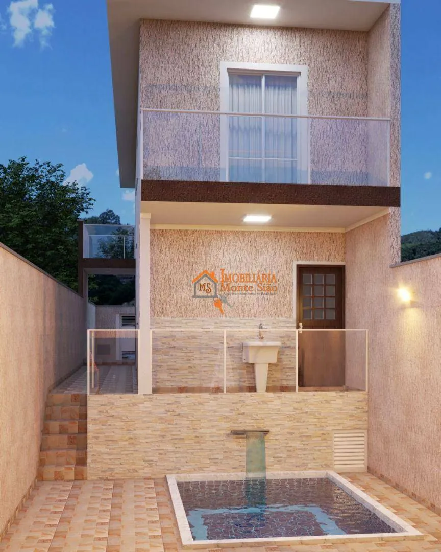 Imagem Sobrado com 3 dormitórios à venda, 97 m² por R$ 720.000,00 - Parque Flamengo - Guarulhos/SP