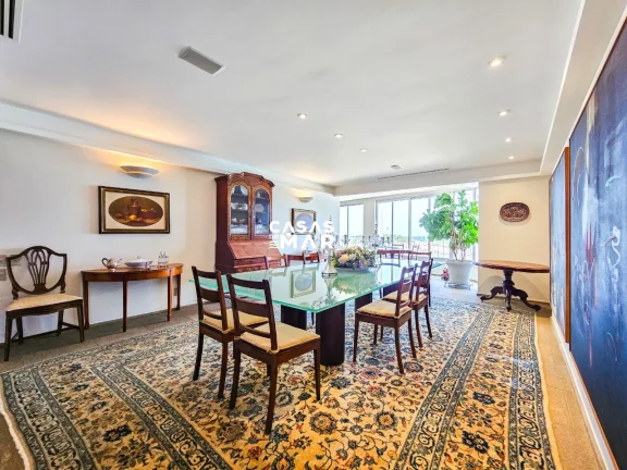 Imagem Venda Luxuoso Apartamento Frente Mar em Arpoador, RJ, 3 Suítes, 2 Vagas. Espaçoso, Privacidade e Tranquilidade