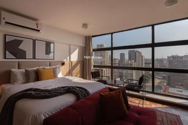 Imagem Apartamento à venda no Centro de SP: 1 quarto, 1 sala, 1 banheiro, 37m² de área. Venha conferir!