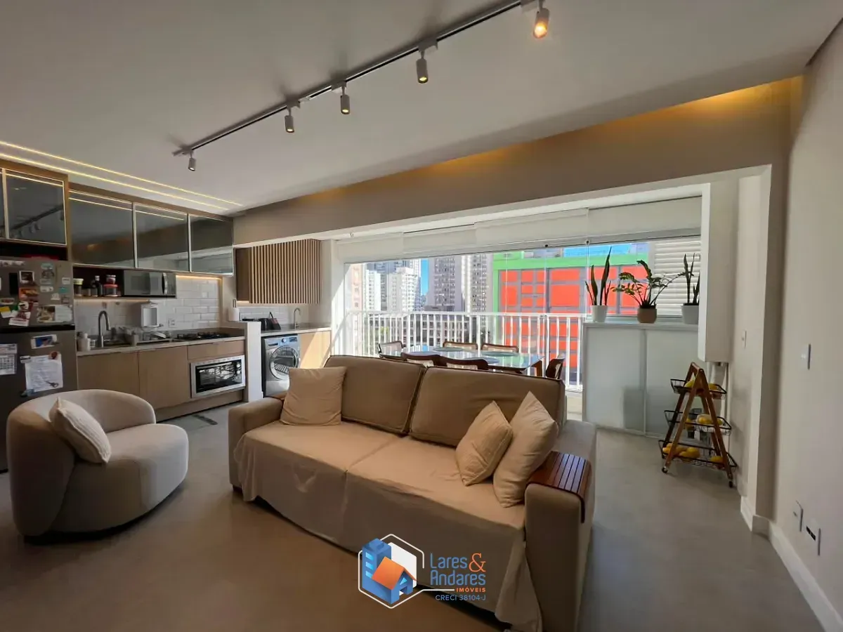 Imagem Apartamento para venda em Brooklin Paulista com 2 quartos, sendo 1 suíte, 65m²