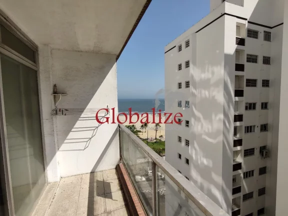 Foto do imóvel Apartamento com 2 Quartos e 2 banheiros à Venda na avenida da praia do Gonzaga em Santos (SP) por R$.635.000,00