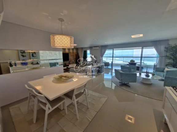 Imagem Apartamento frente mar reformado com varanda gourmet e lazer, Enseada.