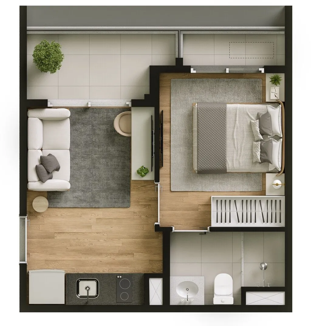 Imagem Uma vista para se admirar, uma vida nova com mais mobilidade e conveniências. Preço e disponibilid...