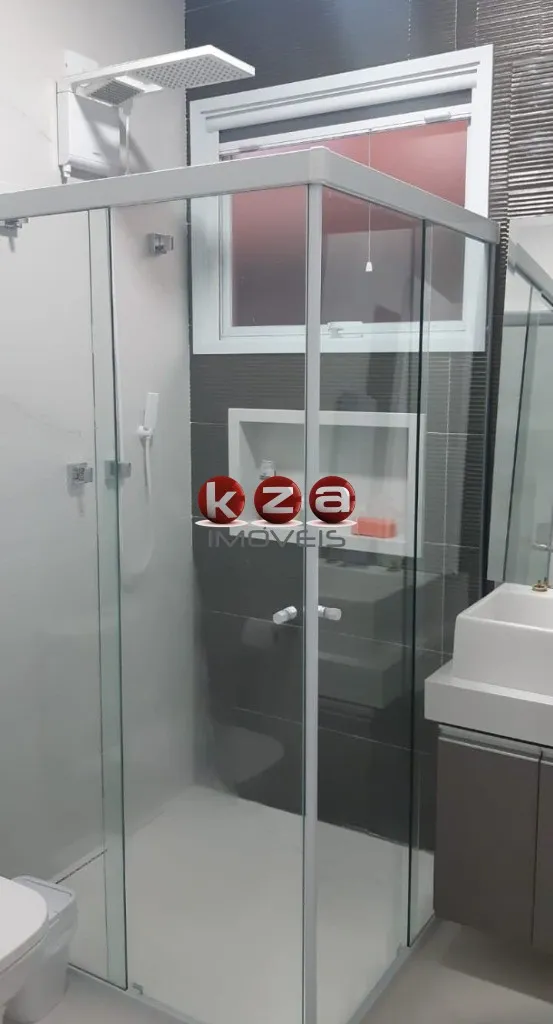 Imagem Casa moderna térrea com 3 suítes, espaço gourmet e piscina em condomínio de Valinhos-SP - Residencial Santa Maria.