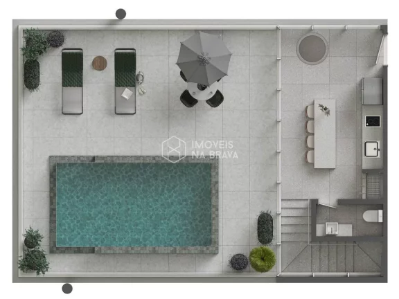 Imagem APARTAMENTO A VENDA - FRENTE MAR - SENSE PRAIA BRAVA - GARDEN FRONTAL - 4 SUITES E 4 VAGAS -ITAJAI/SC