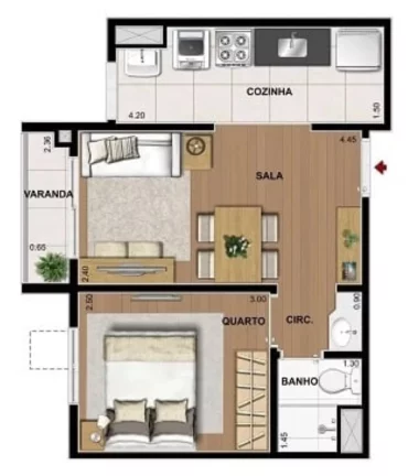 Imagem APARTAMENTO RESIDENCIAL em Rio de Janeiro - RJ, Jacarepaguá