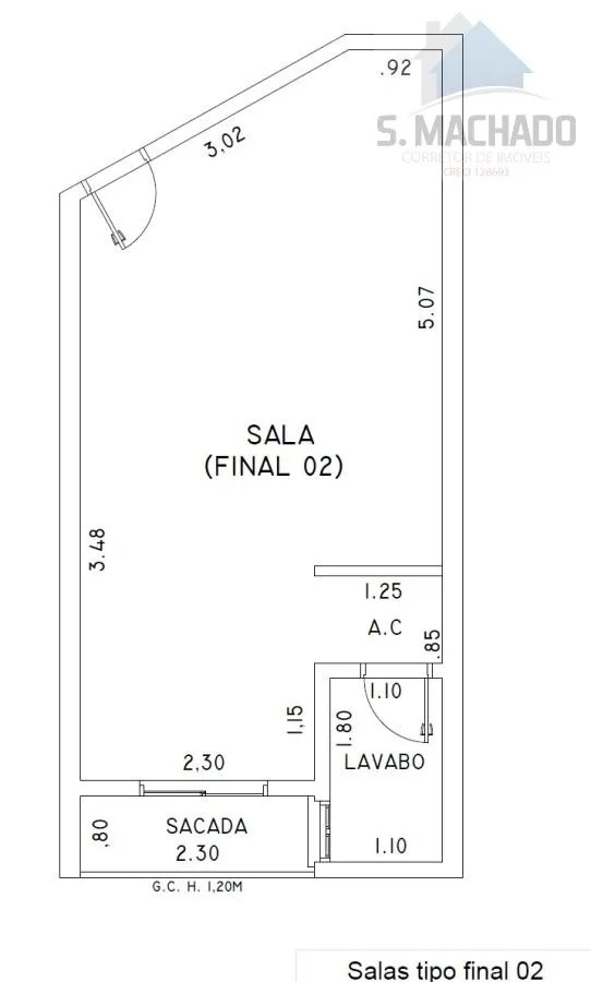 Imagem Sala Comercial para Venda em Santo André / SP no bairro Vila Curuça