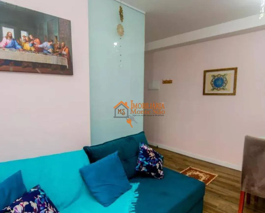 Imagem Apartamento com 3 dormitórios à venda, 60 m² por R$ 399.000,00 - Jardim Las Vegas - Guarulhos/SP