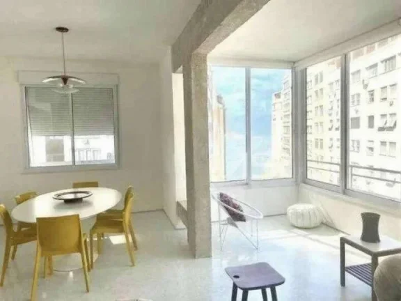 Imagem Apartamento Classe AA varanda fechada vista mar andar alto Souza Lima