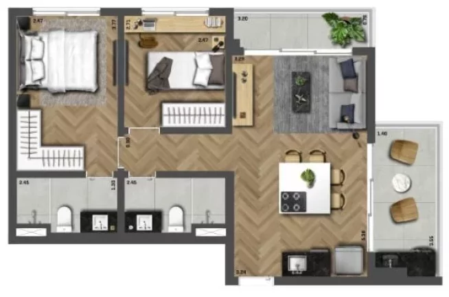 Imagem Apartamento à venda no bairro Moema - São Paulo/SP