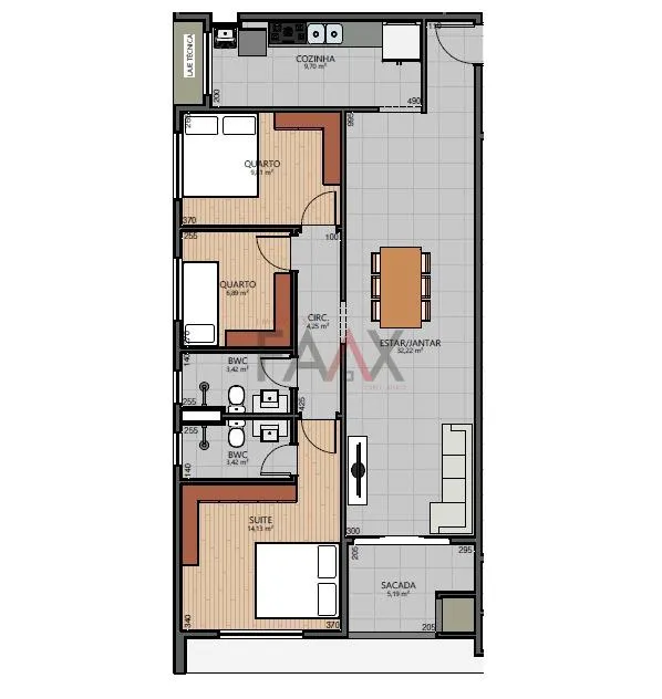 Imagem Apartamento à venda no vista do lago em Guarapuava - PR