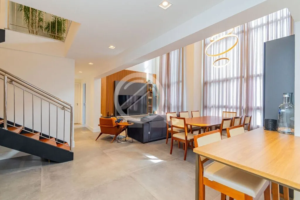 Imagem Apartamento Duplex de luxo de 182 m², 3 dormitórios sendo 2 amplas suítes e 3 vagas de garagem no...
